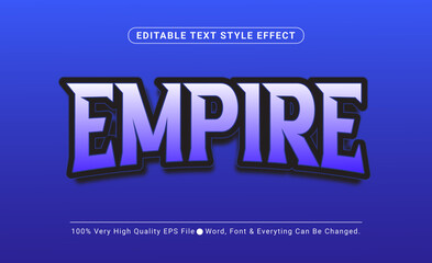 Empire Esport Text Effect, Editable Text Effect