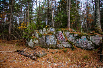 Graffiti on the edge of a National Park