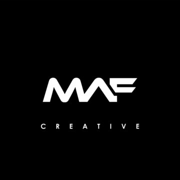 MAF Letter Initial Logo Design Template Vector Illustration