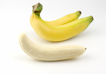Banana isolated on white background