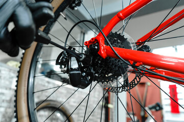 adjustment and repair of rear derailleurs for mtb bicycles