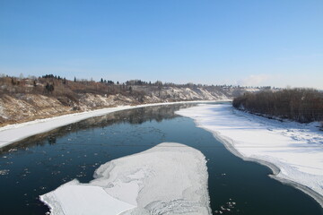 February On The River, Capilano Park, Edmonton, Alberta