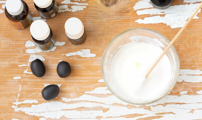 Various ingredients for organic skin care at home