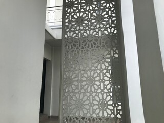 Minimalist design of the mosque 