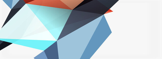 3d mosaic abstract backgrounds, low poly shape geometric design