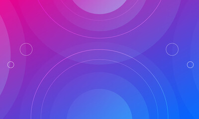 Abstract background with circles. Dynamic shapes composition. Vector illustration