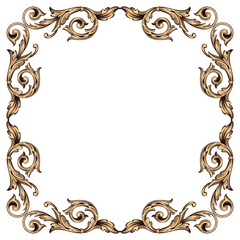 Decorative frames. Retro ornamental frame, vintage rectangle ornaments and ornate border. Decorative wedding frames, antique museum picture borders or deco devider. Isolated icons vector set