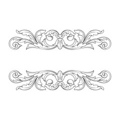 Calligraphic design elements: page decoration, Premium Quality and Satisfaction Guarantee Label, antique and baroque frames and floral ornaments, grunge frames.