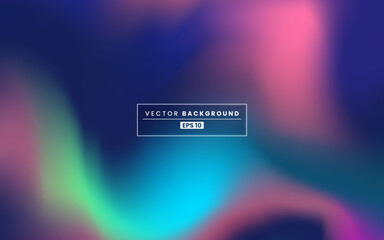 	
Abstract blurred gradient background. Colorful smooth banner template. Mesh backdrop with bright colors. Vector	
