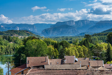 Saint Nazaire en Royans in the Auvergne-Rhone-Alpes region in France
