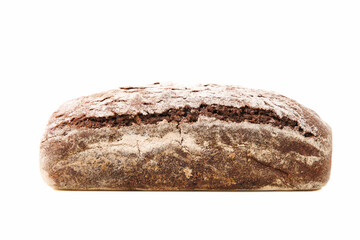 Loaf of rectangular rye bread