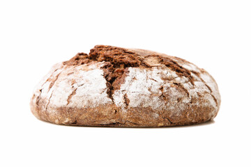 Loaf of round rye bread