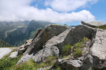 Bellissima vista panoramica dal sentiero che porta al rifugio cornisello nella Val Nambrone in Trentino, viaggi e paesaggi in Italia