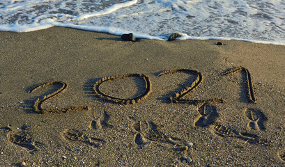 Written on the beach 2021.