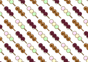 三種串団子の背景2