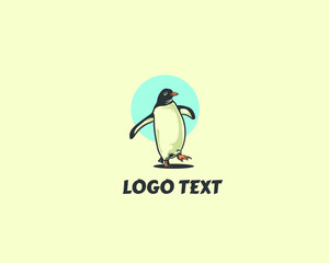 penguin Vector Logo Template