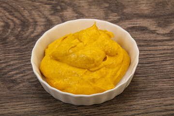 Asian Curry sauce in the bowl