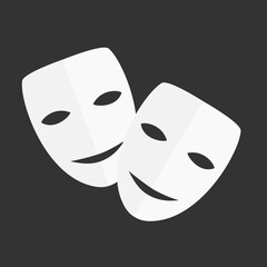 Theater masks vector