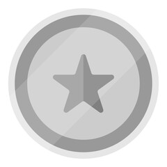 Silver coin star