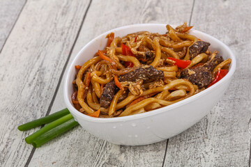 Asian Fried noodle with beef