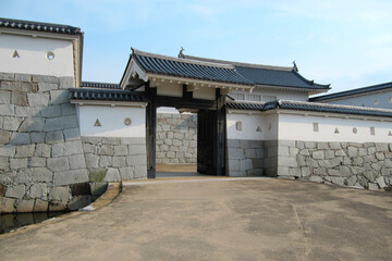 Naklejka premium 赤穂城跡の本丸門（高麗門）／兵庫県赤穂市