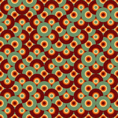 Fototapeta premium Abstract Geometric Pattern generative computational art illustration