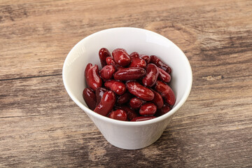 Canned red Kidney in the bowl