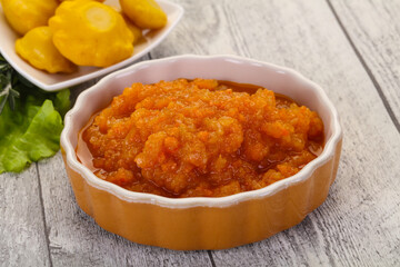 Zucchini squash caviar