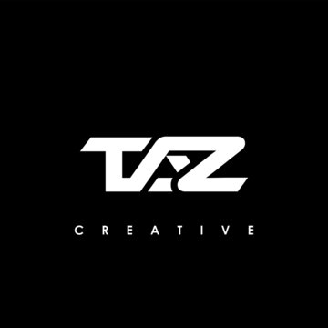TAZ Letter Initial Logo Design Template Vector Illustration
