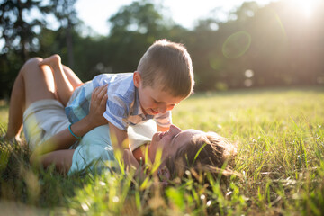 Closeness and bonding between mother and son