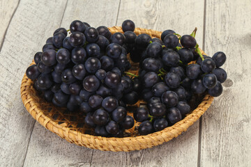 Fresh ripe sweet red grape