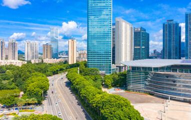 Urban scenery of Huizhou City, Guangdong Province, China
