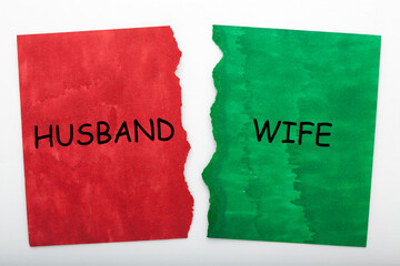 Fototapeta na wymiar Husband Wife Relationship