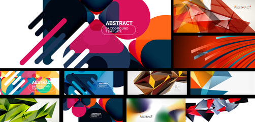 Mega collection of abstract backgrounds