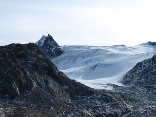 end of the Rutor glacier