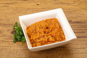 Caucasian cuisine - Mangal salad with vegetables