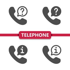 Telephone - Phone - Phone Call Icons