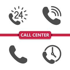 Call Center - Customer Support - Customer Service Icons