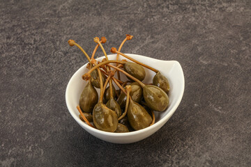 Caper berries in the bowl