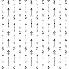 Arrows vector seamless pattern. Creative vector childish background for fabric, textile, apparel