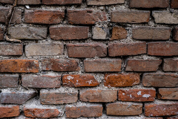 old rusty brick wall .brick wall background 