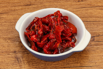 Dried tomato with olive oil