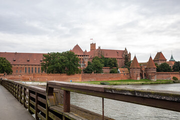 Malbork Castle, formerly Marienburg Castle, the seat of the Grand Master of the Teutonic Knights, Malbork, Poland