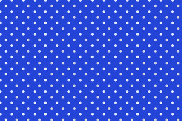 Polka dots patterns on blue background 1 - obrazy, fototapety, plakaty