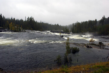 Rapid waters