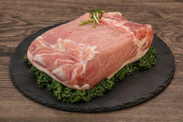 Pork meat piece for cooking