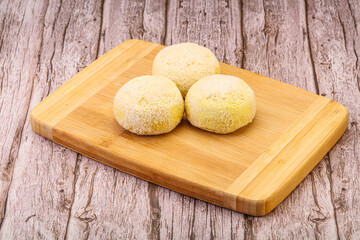 Raw potato zrazy for cooking