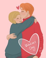 Illustration  for Valentine's day