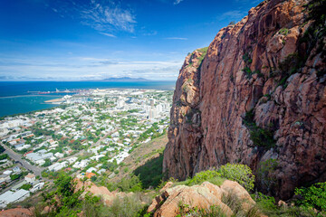 Townsville City Queensland from Castle Hill
