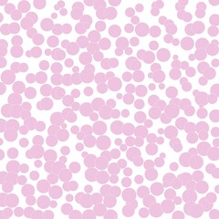 seamless pattern with pink circles